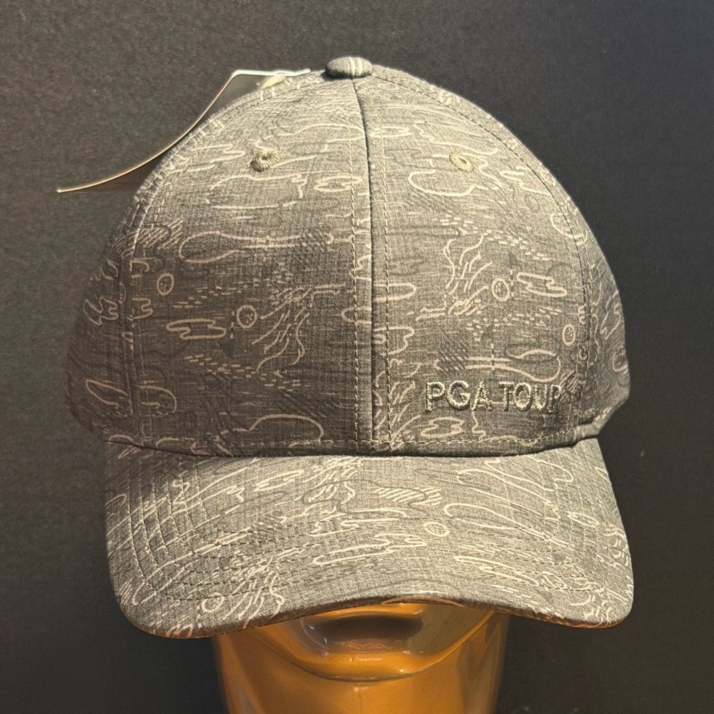 PGA Tour Golf Pro Series Moisture Wicking Sweatband Fitted Hat Size